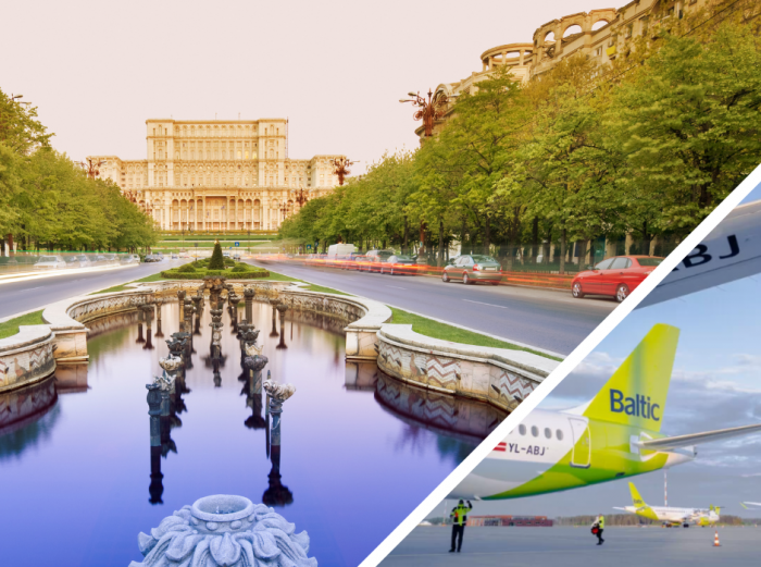 airBaltic announces flights to Bucharest