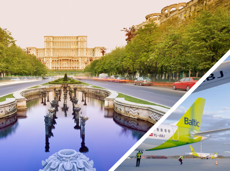 airBaltic announces flights to Bucharest